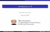 Introduction to the R Statistical Computing Environment