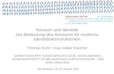 Thomas Kühn, Kay Koschel, Vortag: Konsum und Identität
