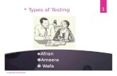 Types of testing