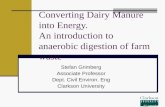 Stefan Grimberg: Energy From Cows, Biogas Digesters for Dairy Farms
