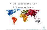 10 citations sur l'Innovation