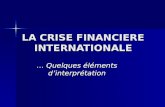 La crise financiere internationale