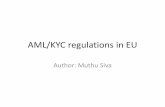 KYC AML regulation in EU