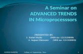 Advanced trends in microcontrollers by suhel