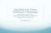 Hip-hop and Other Professor's Pedagogy