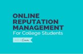 The 3-Step Online Reputation Management for College Students