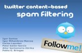 Twitter Content-based Spam Filtering - CISIS 2013