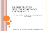 E portfolios to Support Workforce Development margaret granger