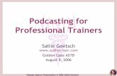 Podcasting for Professional Trainers