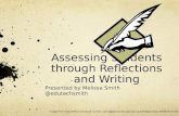 Assessing Students through Reflections and Writing