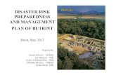 Disaster risk preparedness and management plan of butrint, berat may 2012