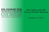 Dallas SYS Partner Meeting 10-09-12