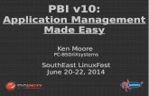PBI v10: Application Management Made Easy by Ken Moore