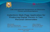 Cybertesis Style Page Application for Producing Digital Theses in Two