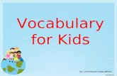 Presentacion vocabulario  general-