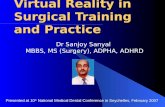 Principles of Virtual Reality In Surgical Training - Review by Sanjoy Sanyal