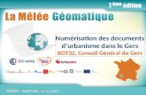 7- Numérisation des documents d’urbanisme dans le Gers BDT32 - Conseil Général du Gers