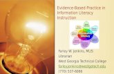 Evidence-Based Practice in Information Literacy Instruction