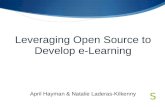 Leveraging Open Source to Develop e-Learning