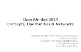 OportUnidad 2014 Concepts, Oportunities & Networks