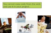 Don't Copy Code From the Web