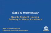 Sara's Homestay - High School Program