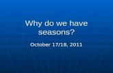 Seasons Class Discussion Slides