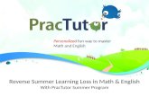 FREE - Personalized Summer Math & English Program for Every Student