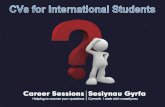 CVs for International Students