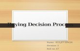 Buying decision process