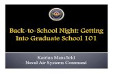 College Program - Back to School Night - Katrina Mansfield