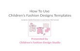 Using Illustrator Fashion Templates by