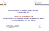 Stadt und Netz - Maerker Brandenburg - Dr. Böckmann - 16.11.2011