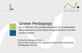 ISLE Professionalization Fair 4. Christine Wogowitsch: "Green Pedagogy"