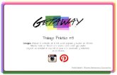 Actividad de la marca en Instagram y Pinterest