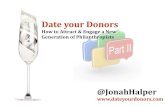 Jewish Education Project - "Date your Donors" Course Part 2