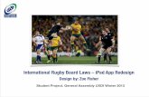 IRB Rugby Laws iPad App Redesign – Student Project