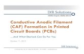 Conductive Anodic Filament (CAF) Formation in Printed Circuit Boards (PCBs) …And What Sherlock Can Do For You