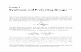 Chapter 6 - Synthesis and Protecting Groups, Pages 37-65