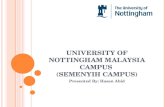 University Of Nothingham in Malaysia