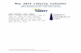 Liberty program calendar   may 2014