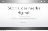 Il giornalismo online - Storia Dei Media Digitali    Lezione 6