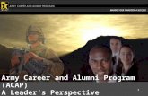 Army Career and Alumni Program