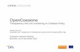 OpenCoesione: Transparency and civic monitoring on Cohesion Policy