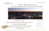 November 2010 Residences Newsletter