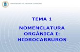 Tema 1 Nomenclatura Organica Hidrocarburos