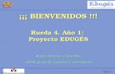 © Página 1 ¡¡¡ BIENVENIDOS !!! Rueda 4. Año 1: Proyecto EDUGÉS Mayte Jiménez Cabanillas AFHA grupo de asesores y consultores.