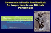 Conservando la Función Renal Residual : Su importancia en Diálisis Peritoneal.
