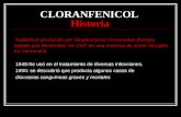 CLORANFENICOL Historia Antibiótico producido por Streptomyces Venezuelae (hongo) aislado por Burkholder en 1947 de una muestra de suelo recogido en Venezuela.