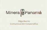 Olga Barrio Comunicación Corporativa. Proyecto Cobre Panamá 2.